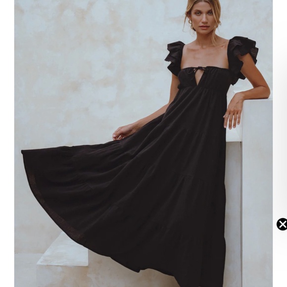 Bali Elf Women’s Black Long Maxi Dress - Picture 3 of 3